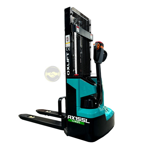Самоходный штабелер OXLIFT AX155L 3000 мм 1550 кг Li-ion 100Ah 1